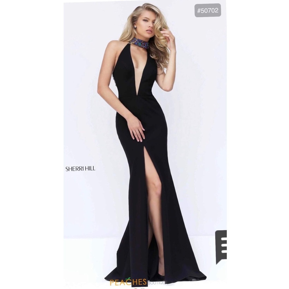 Sheri Hill Cutout Jeweled Wedding / Prom Dress